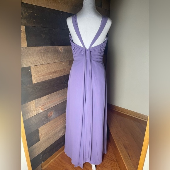 B2 Jasmine Light Purple Lavender Bridesmaid Prom Evening Dress Size 10 - Picture 2 of 8